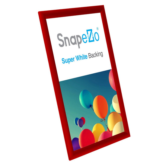 Load image into Gallery viewer, 11x17 Red SnapeZo® Snap Frame - 1&amp;quot; Profile
