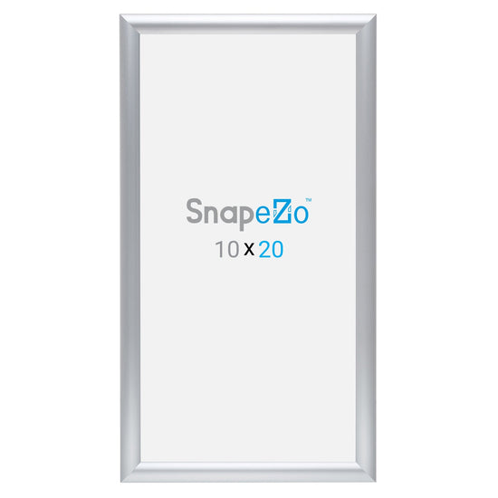 10x20 Silver SnapeZo® Snap Frame - 1" Profile