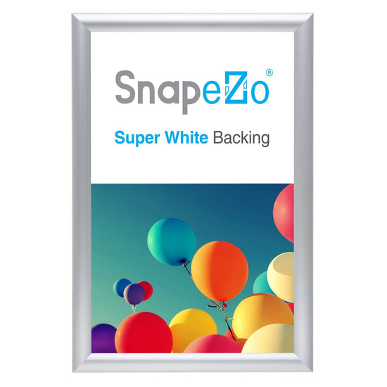 11x17 Silver SnapeZo® Snap Frame - 1" Profile