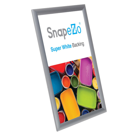Twin-Pack of Snapezo® Silver 11x17 Diploma Frame - 1" Profile