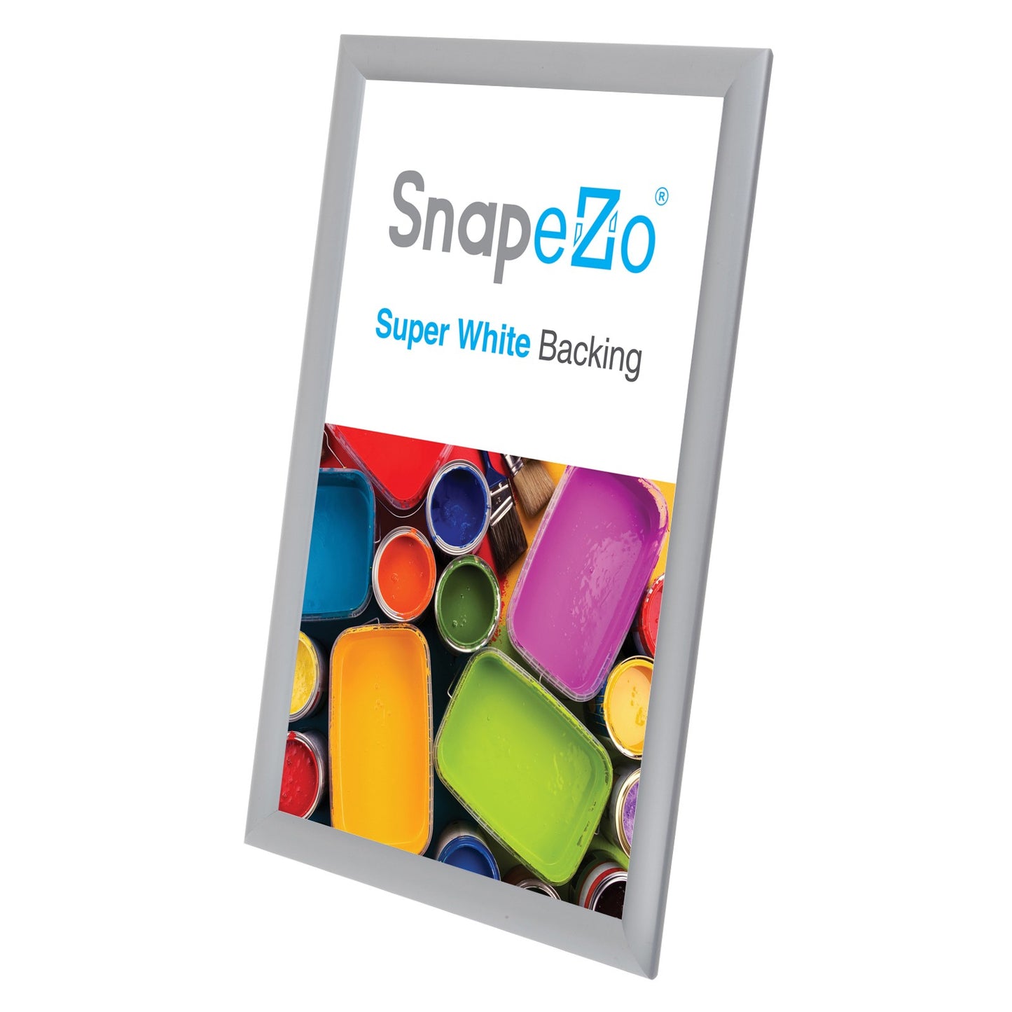 Twin-Pack of Snapezo® Silver 11x17 Diploma Frame - 1" Profile