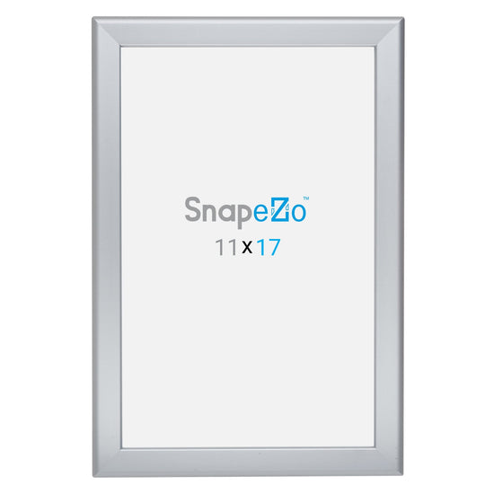 Load image into Gallery viewer, 11x17 Silver SnapeZo® Snap Frame - 1.25&amp;quot; Profile
