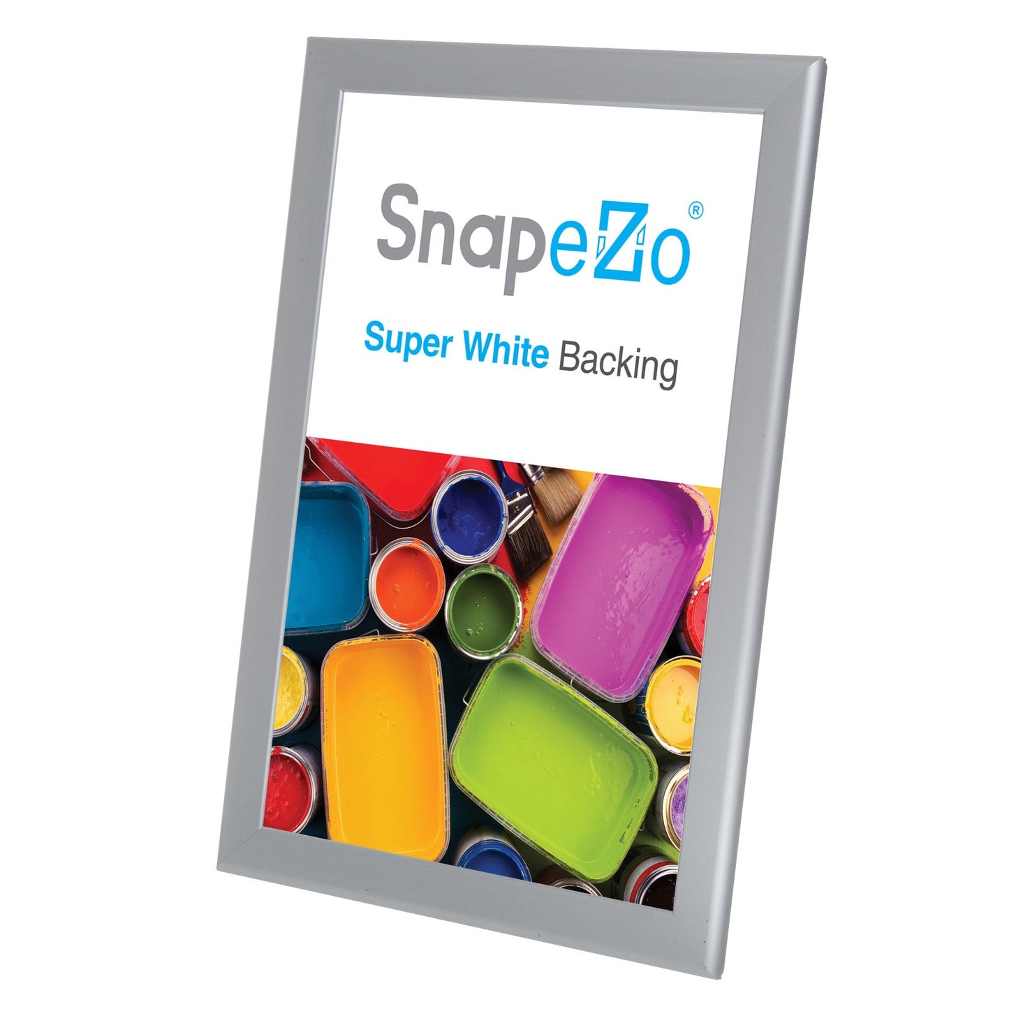 Load image into Gallery viewer, 11x17 Silver SnapeZo® Snap Frame - 1.25&amp;quot; Profile
