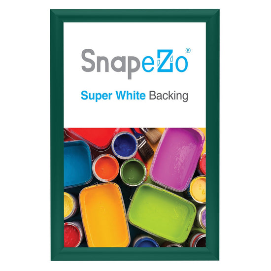 Load image into Gallery viewer, 11x17 Green SnapeZo® Snap Frame - 1&amp;quot; Profile
