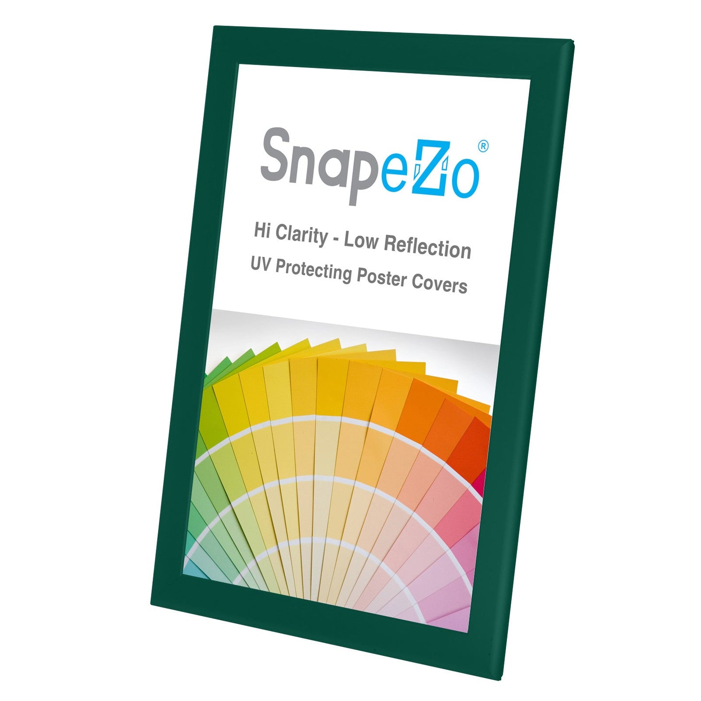 Load image into Gallery viewer, 11x17 Green SnapeZo® Snap Frame - 1.25&amp;quot; Profile

