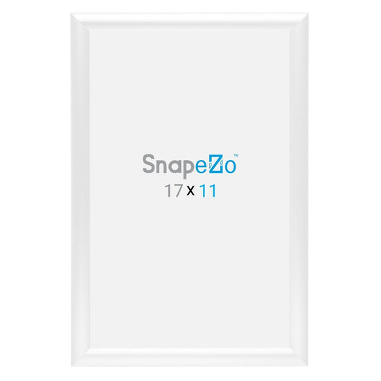 11x17 White Snapezo® Snap Frame - 1" Profile