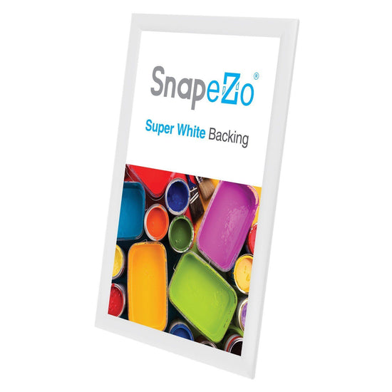 11x17 White Snapezo® Snap Frame - 1" Profile