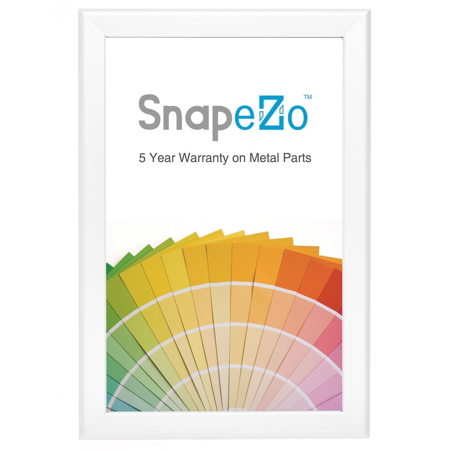 White SnapeZo® printable frame 11x17 - premium