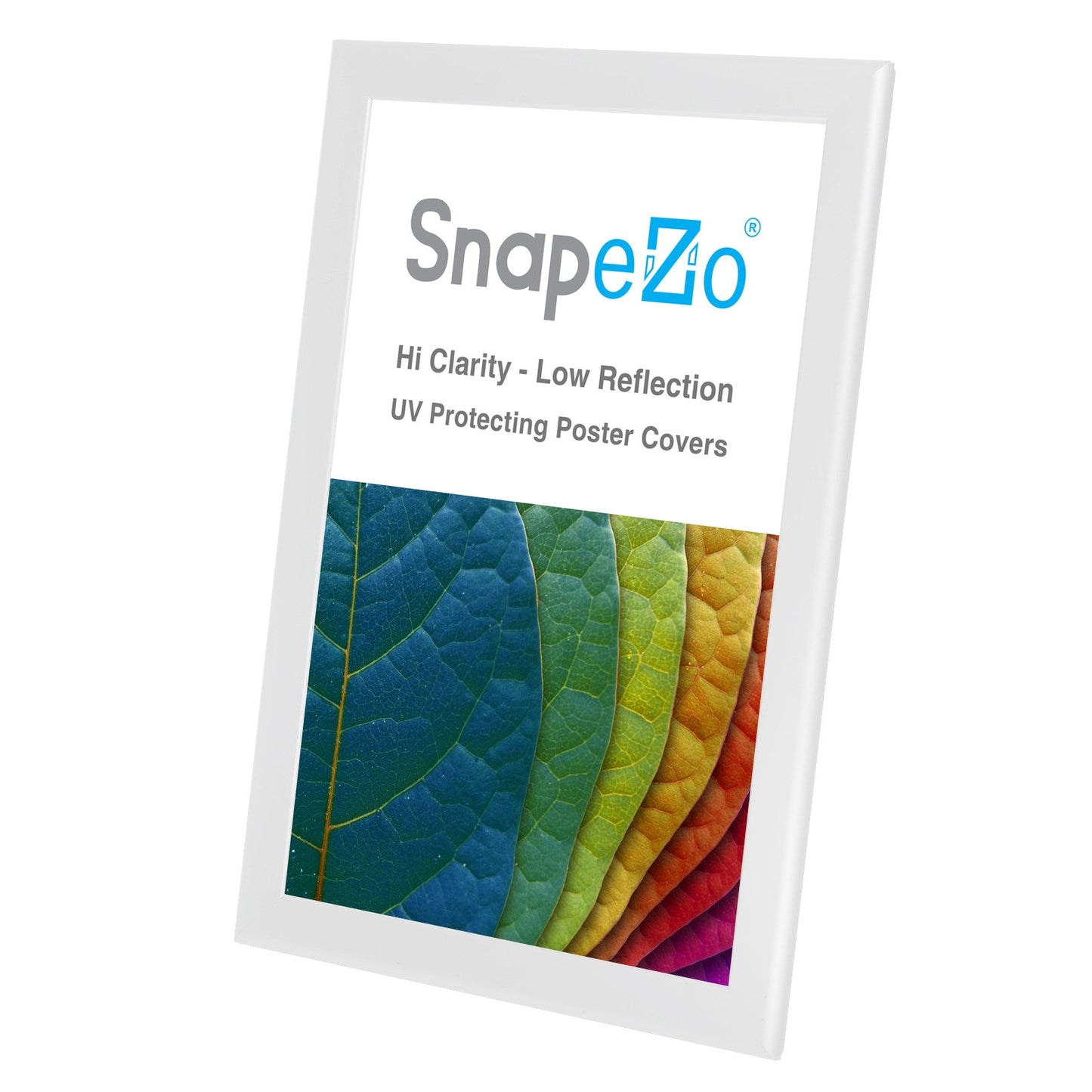 Load image into Gallery viewer, 11x17 White SnapeZo® Snap Frame - 1.25&amp;quot; Profile
