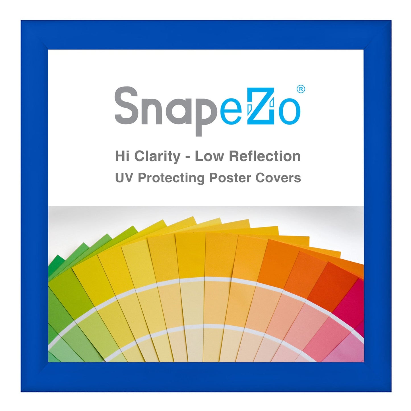 28x28 Blue SnapeZo® Snap Frame - 1.2" Profile