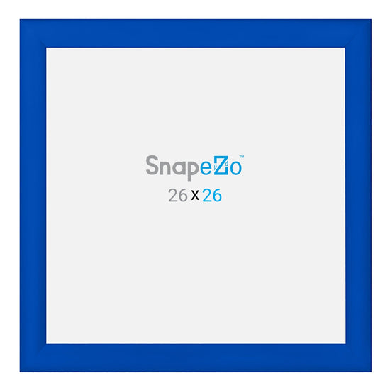 26x26 Blue SnapeZo® Snap Frame - 1.2" Profile