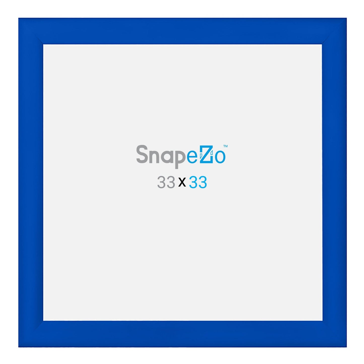33x33 Blue SnapeZo® Snap Frame - 1.2" Profile