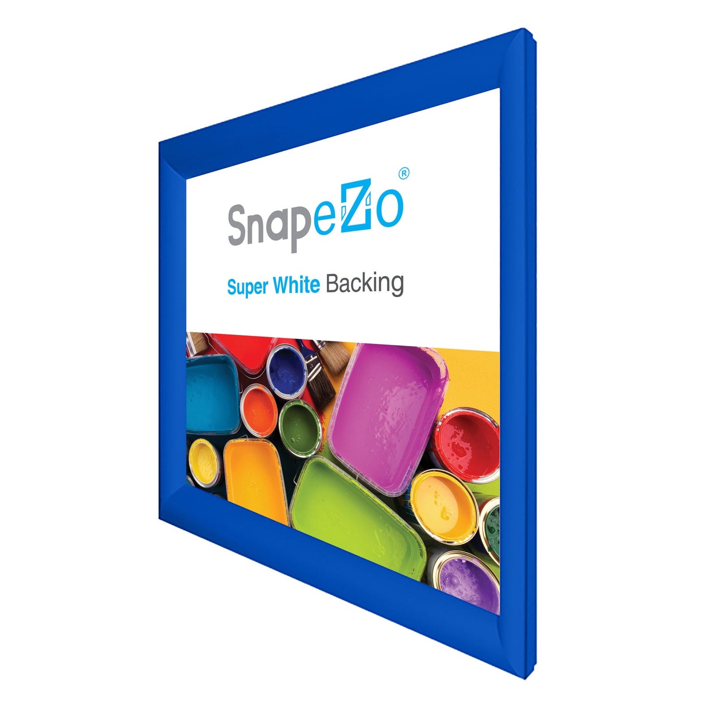 Load image into Gallery viewer, 29x29 Blue SnapeZo® Snap Frame - 1.2&amp;quot; Profile
