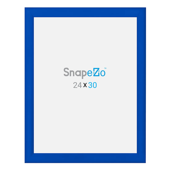 Load image into Gallery viewer, 24x30 Blue SnapeZo® Snap Frame - 1.2&amp;quot; Profile
