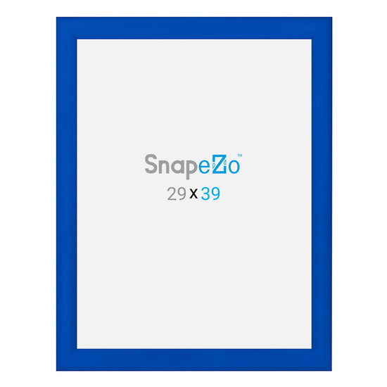 Load image into Gallery viewer, 29x39 Blue SnapeZo® Snap Frame - 1.2&amp;quot; Profile
