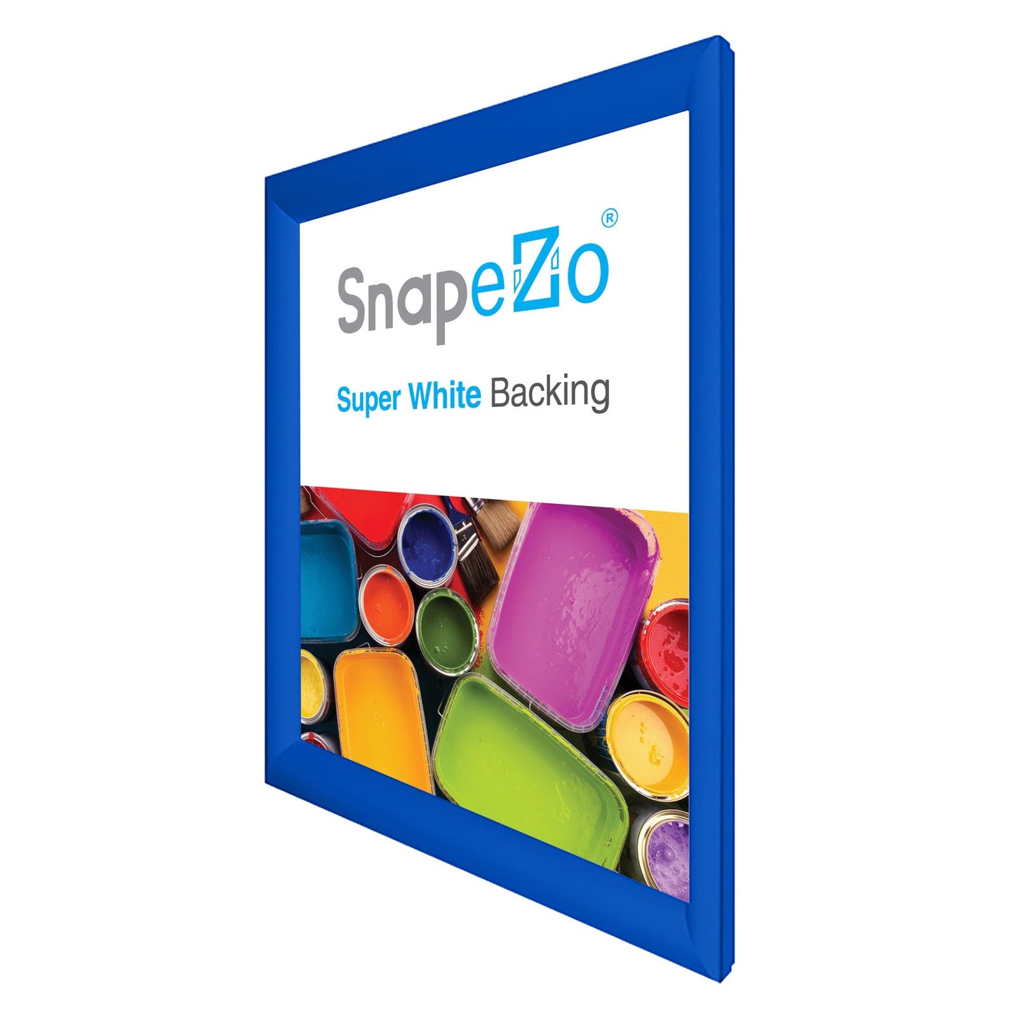 Load image into Gallery viewer, 26x34 Blue SnapeZo® Snap Frame - 1.2&amp;quot; Profile
