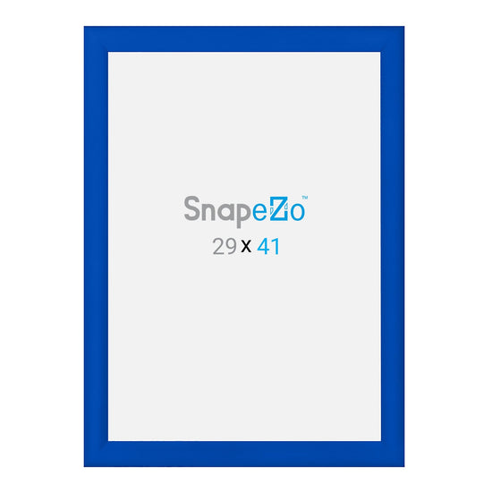 Load image into Gallery viewer, 29x41 Blue SnapeZo® Snap Frame - 1.2&amp;quot; Profile
