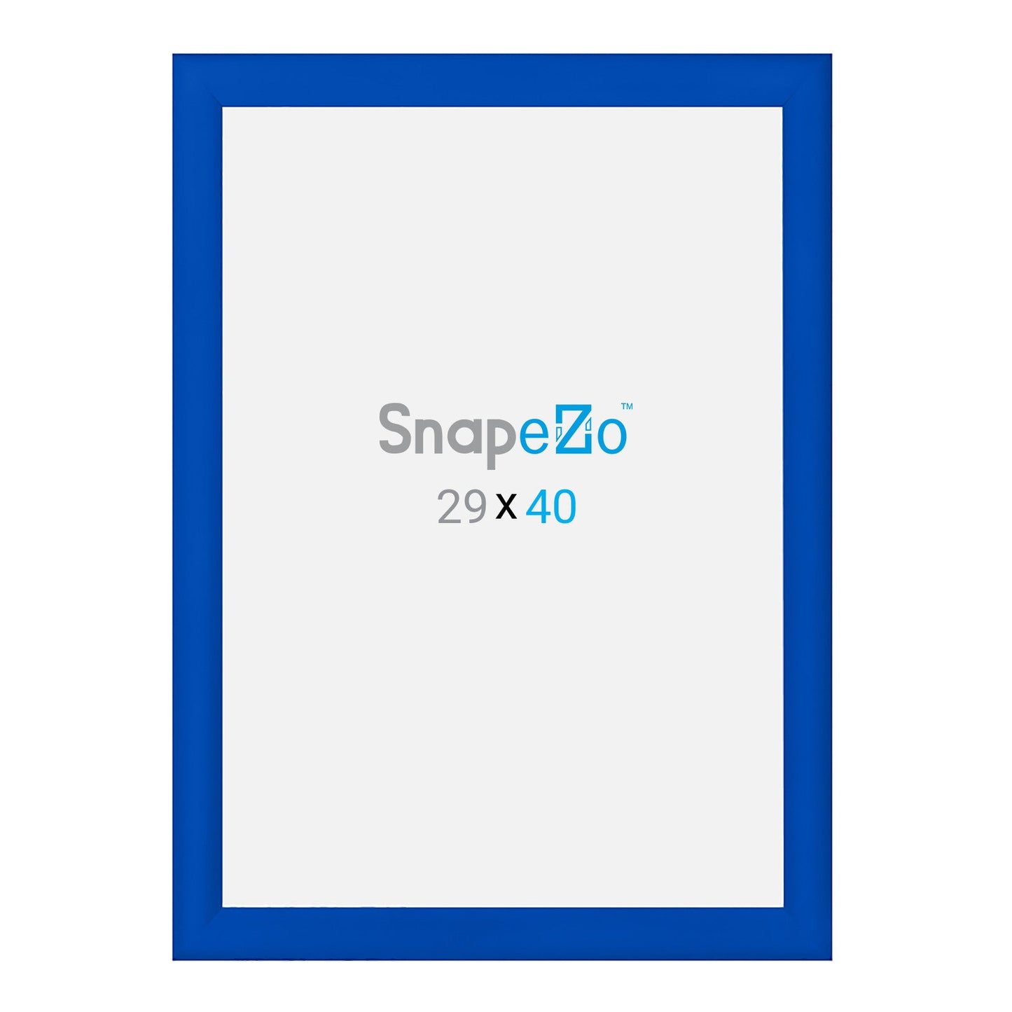 29x40 Blue SnapeZo® Snap Frame - 1.2" Profile