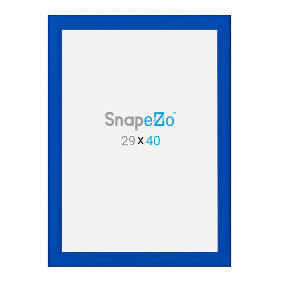 29x40 Blue SnapeZo® Snap Frame - 1.2" Profile