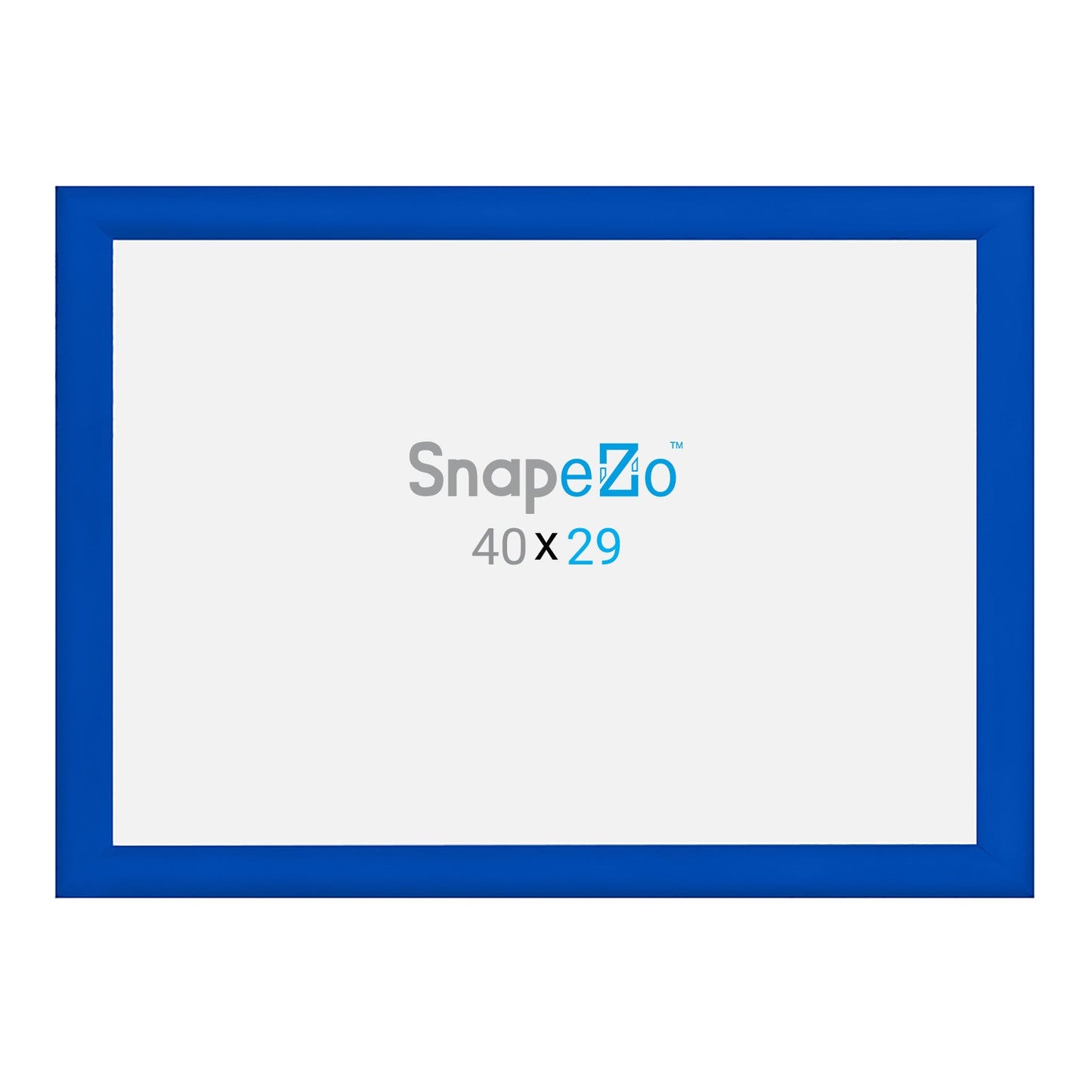 29x40 Blue SnapeZo® Snap Frame - 1.2" Profile