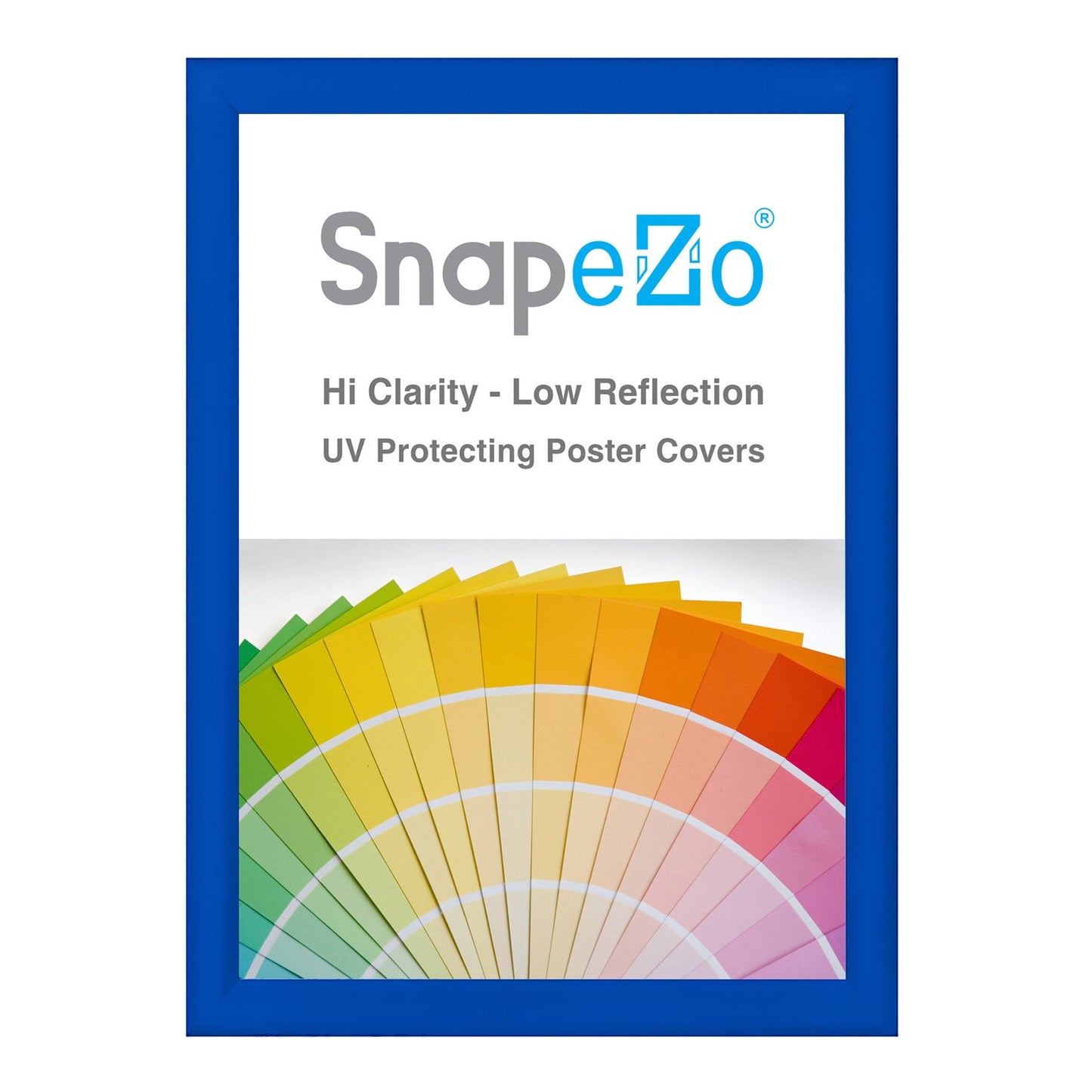 28x38 Blue SnapeZo® Snap Frame - 1.2" Profile