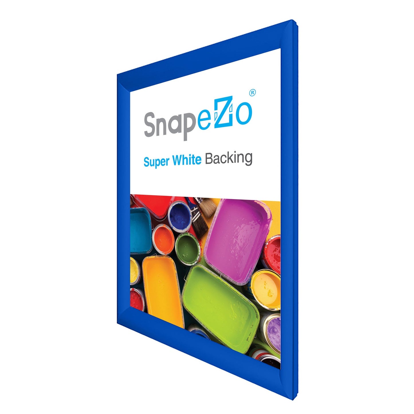 Load image into Gallery viewer, 27x39 Blue SnapeZo® Snap Frame - 1.2&amp;quot; Profile
