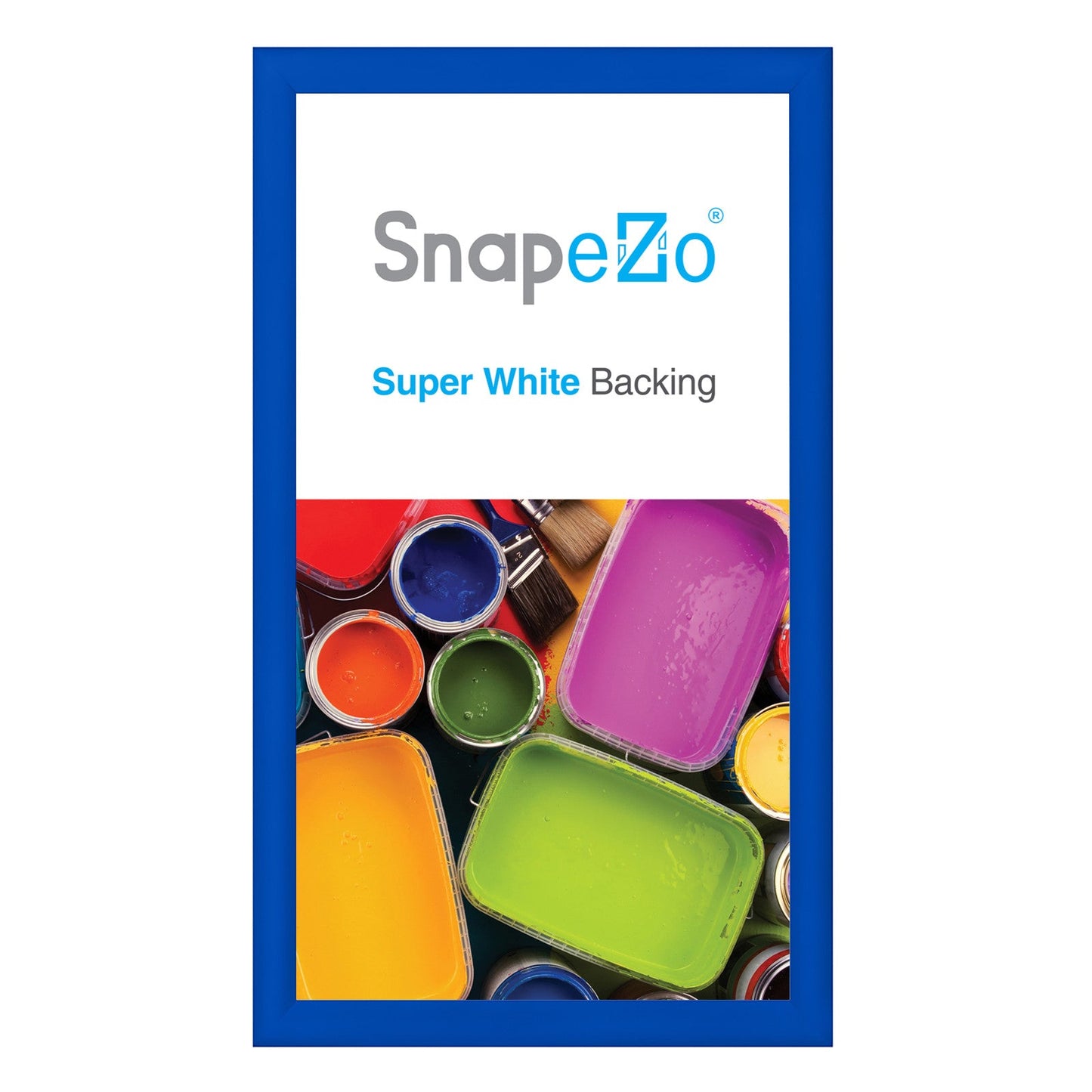 13x24 Blue SnapeZo® Snap Frame - 1.2" Profile