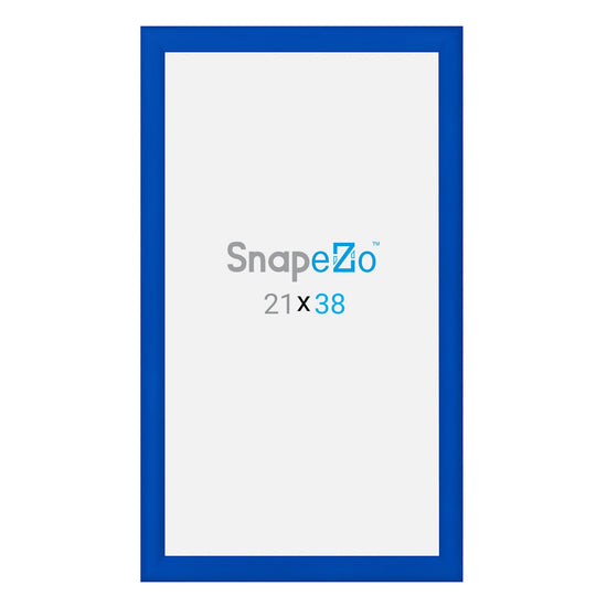 Load image into Gallery viewer, 21x38 Blue SnapeZo® Snap Frame - 1.2&amp;quot; Profile
