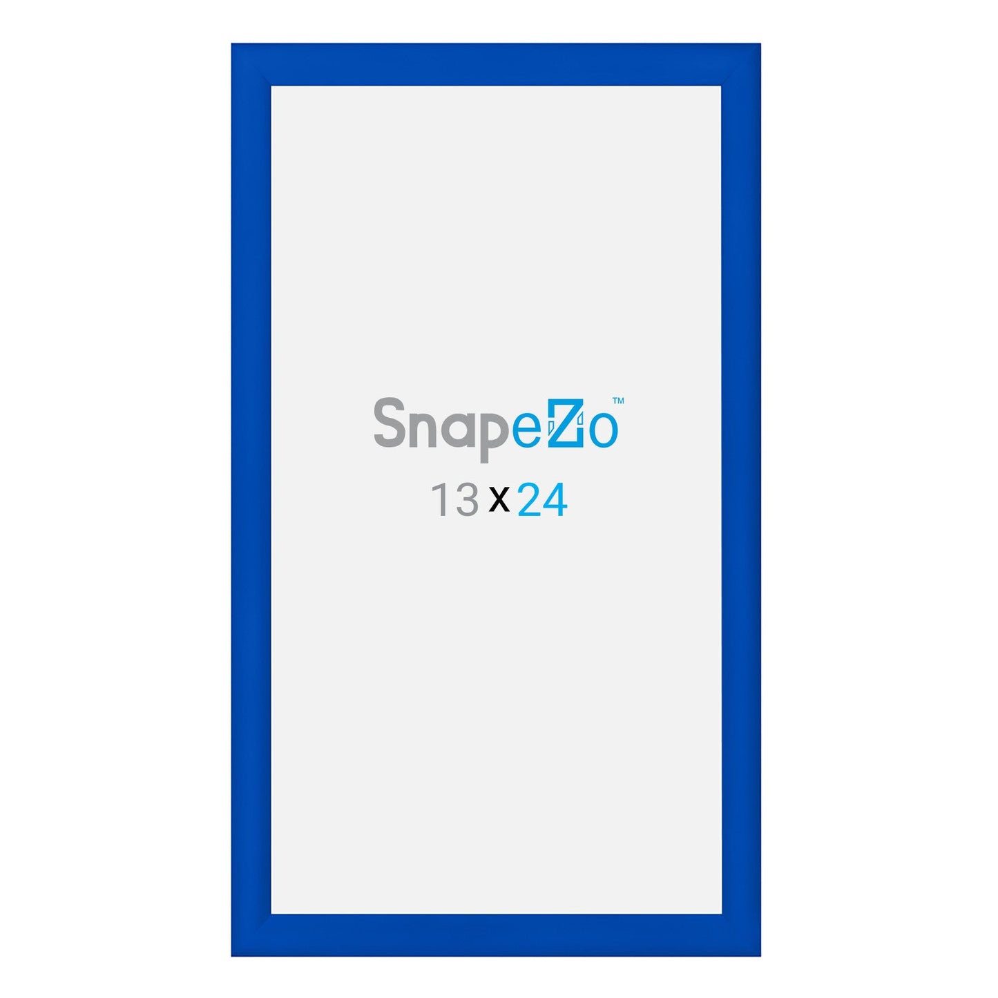 13x24 Blue SnapeZo® Snap Frame - 1.2" Profile