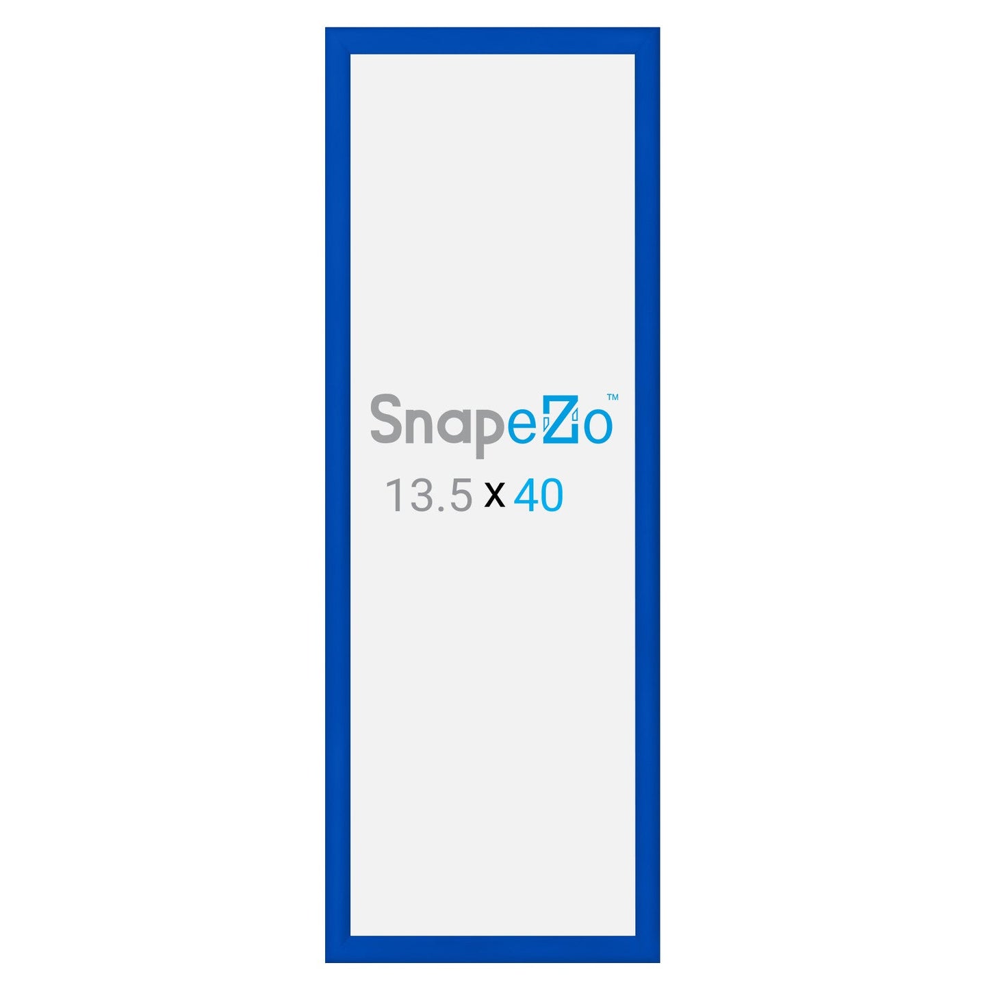 Load image into Gallery viewer, 13.5x40 Blue SnapeZo® Snap Frame - 1.2&amp;quot; Profile
