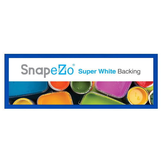 8x24 Blue SnapeZo® Snap Frame - 1.2" Profile