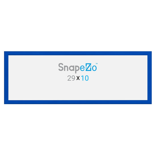 Load image into Gallery viewer, 10x29 Blue SnapeZo® Snap Frame - 1.2&amp;quot; Profile
