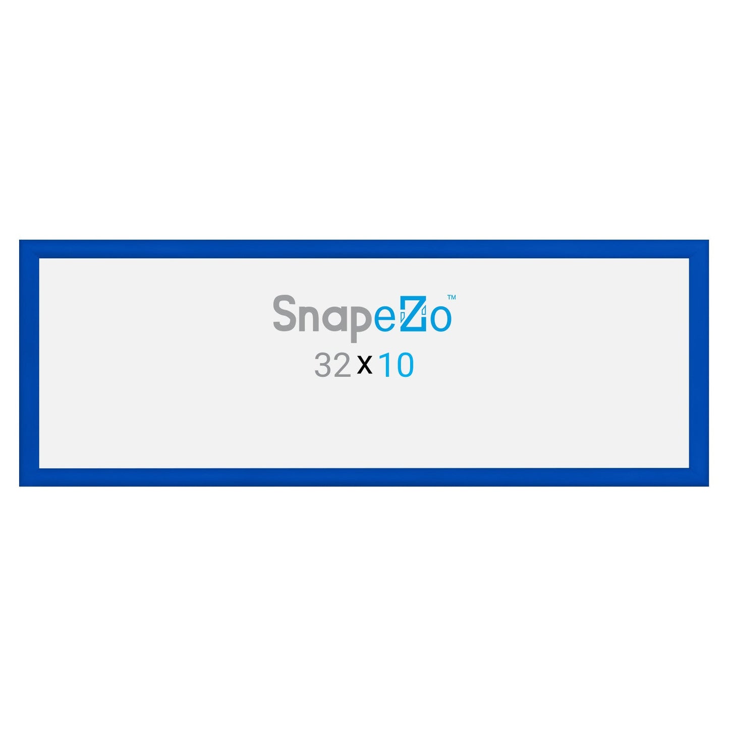 10x32 Blue SnapeZo® Snap Frame - 1.2" Profile