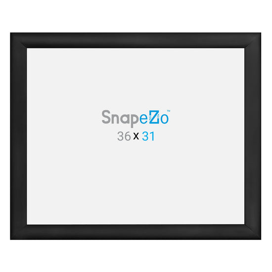 31x36 Black SnapeZo® Snap Frame - 1.2" Profile