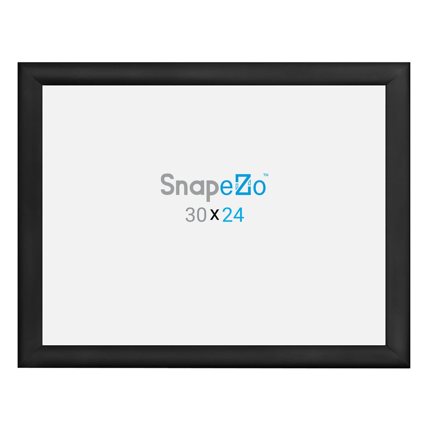 24x30 Black SnapeZo® Snap Frame - 1.2" Profile