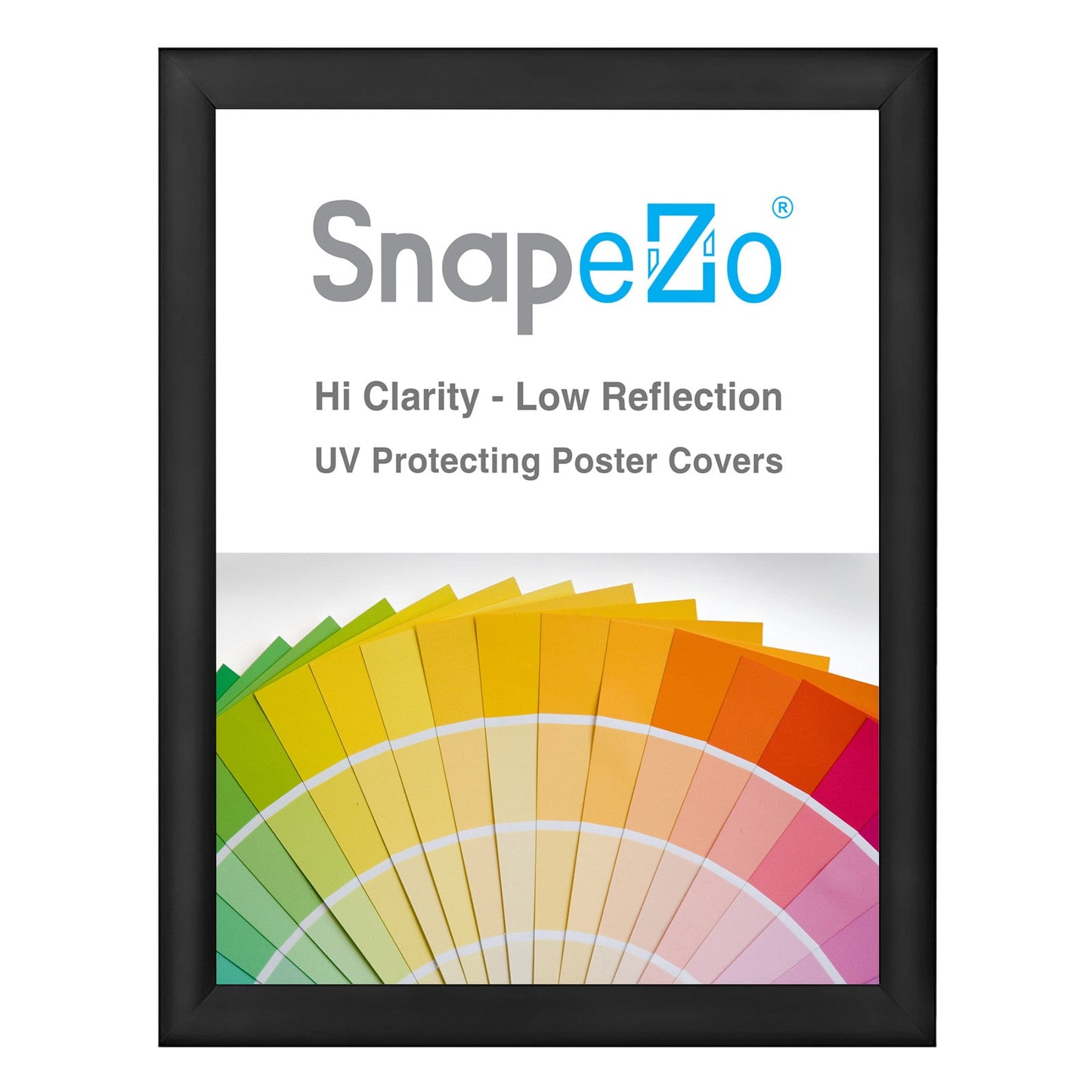 Load image into Gallery viewer, 24x32 Black SnapeZo® Snap Frame - 1.2&amp;quot; Profile
