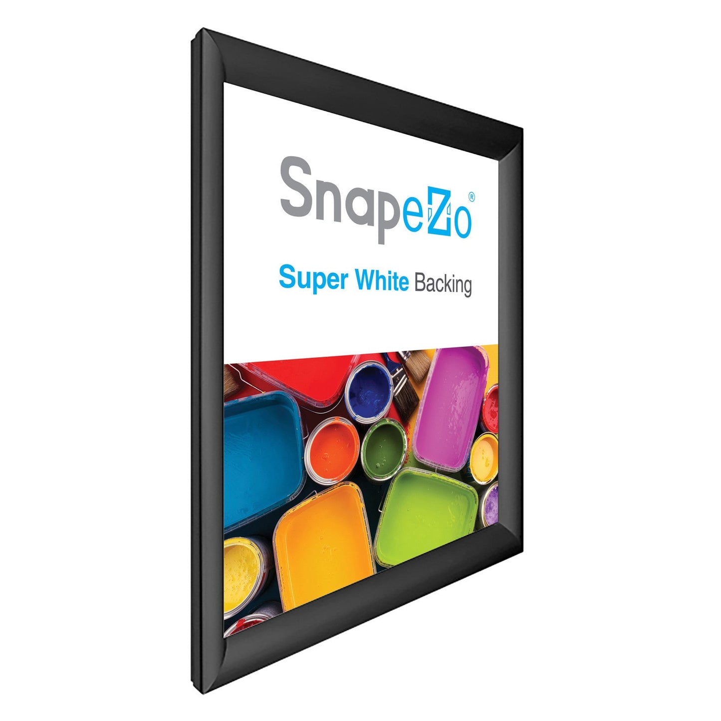 30x40 Black SnapeZo® Snap Frame - 1.2" Profile