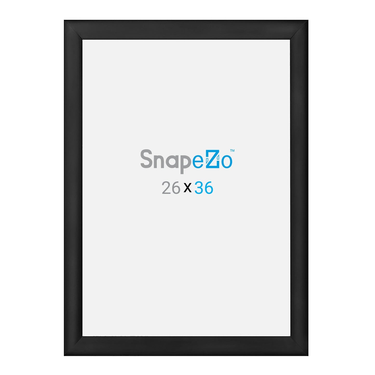 Load image into Gallery viewer, 26x36 Black SnapeZo® Snap Frame - 1.2&amp;quot; Profile

