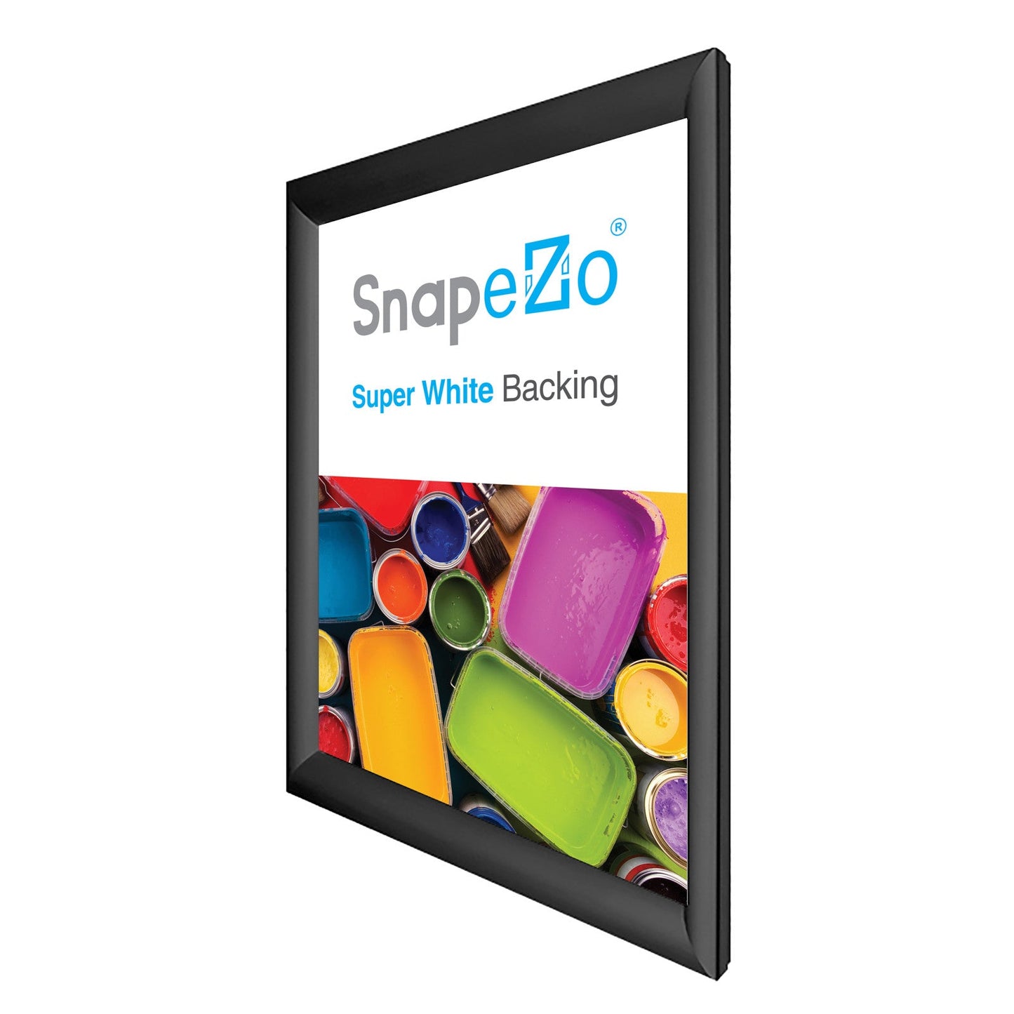 29x40 Black SnapeZo® Snap Frame - 1.2" Profile