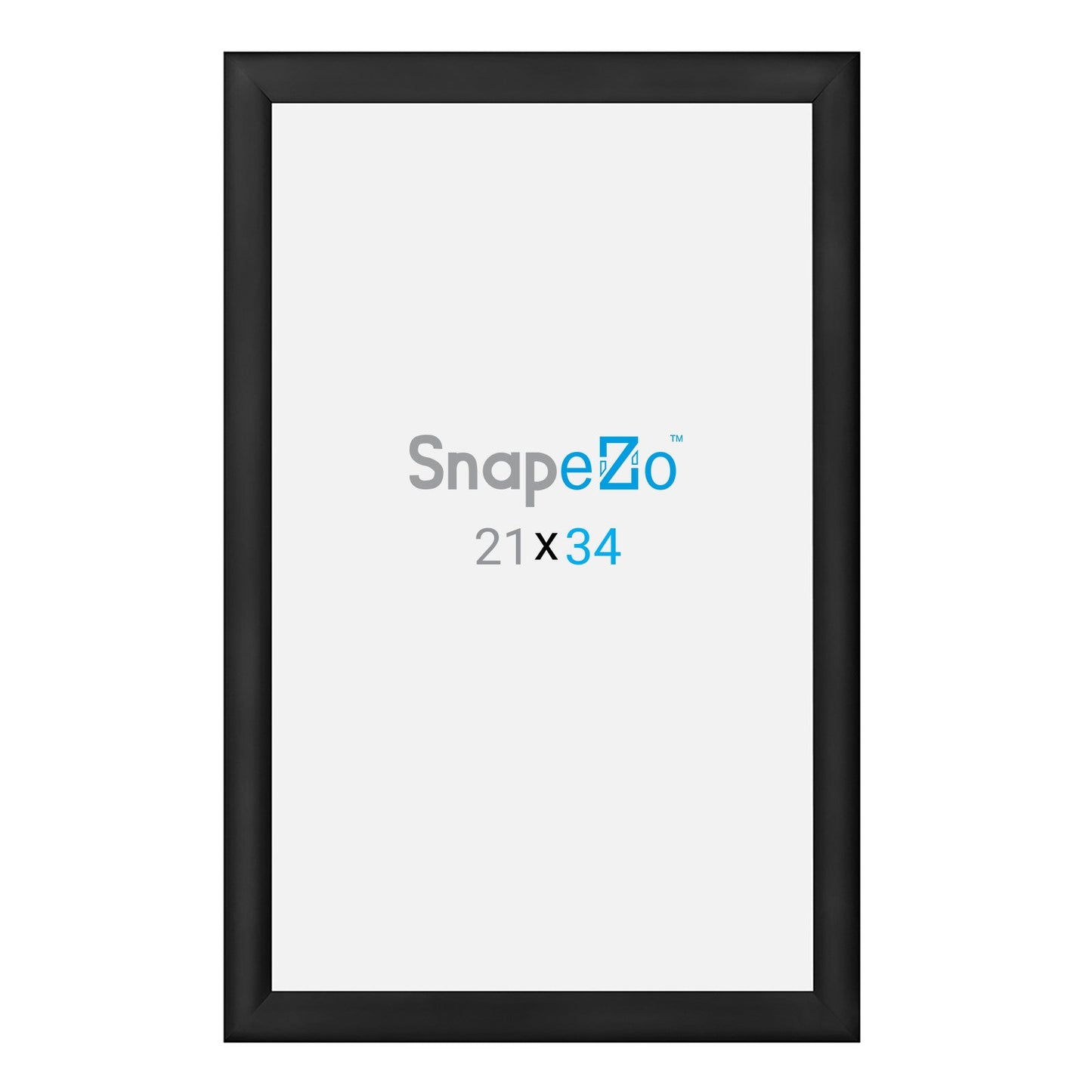 21x34 Black SnapeZo® Snap Frame - 1.2" Profile