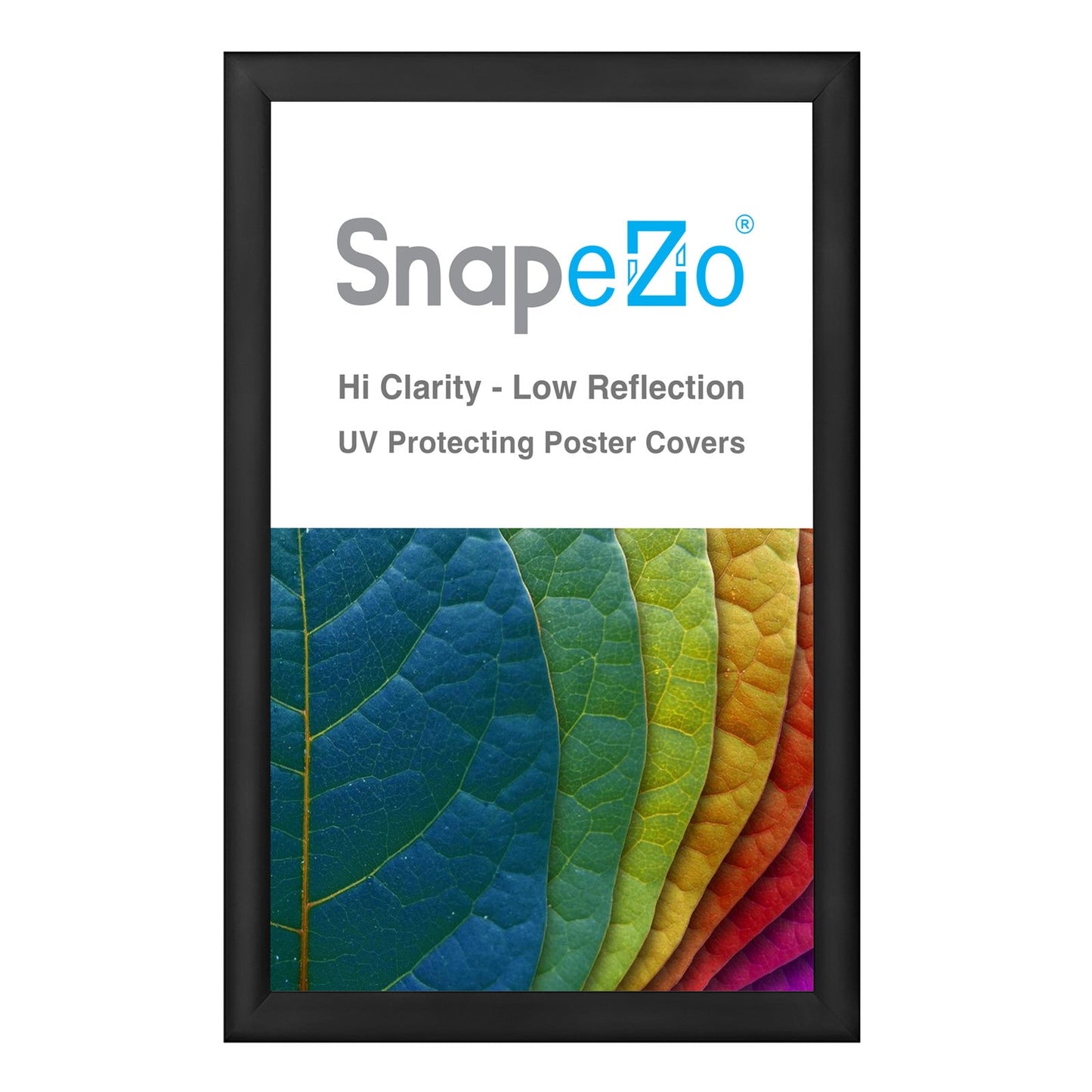 25x40 Black SnapeZo® Snap Frame - 1.2" Profile