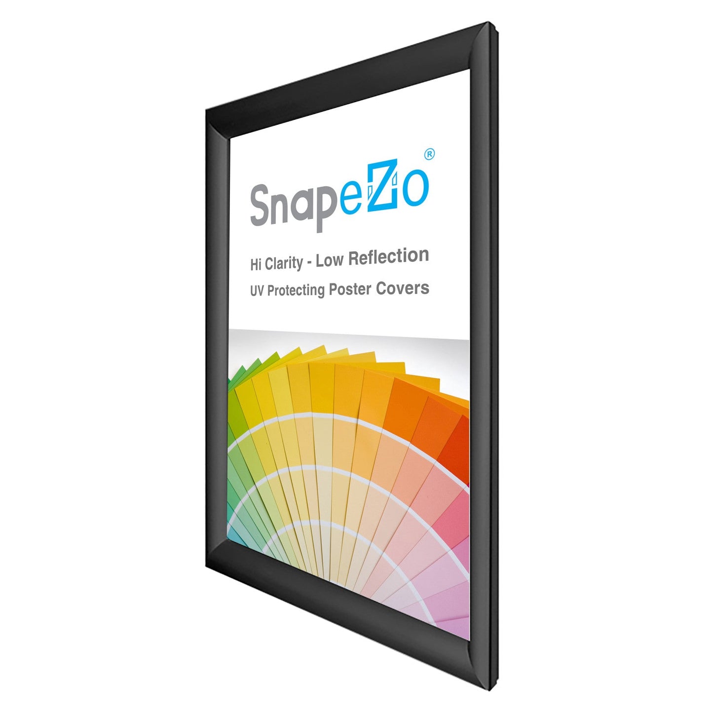 21x34 Black SnapeZo® Snap Frame - 1.2" Profile