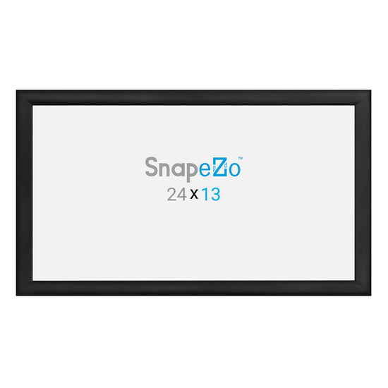 Load image into Gallery viewer, 13x24 Black SnapeZo® Snap Frame - 1.2&amp;quot; Profile
