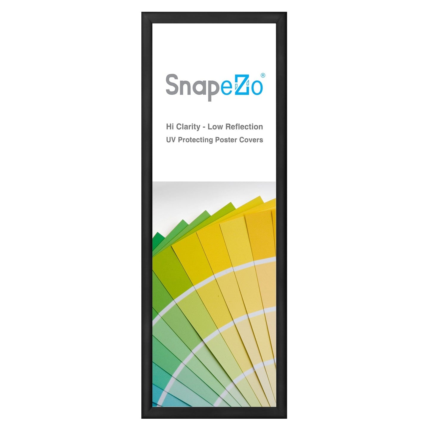 13x39 Black SnapeZo® Snap Frame - 1.2" Profile