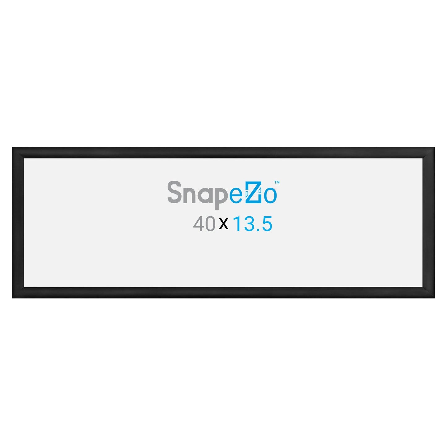 Load image into Gallery viewer, 13.5x40 Black SnapeZo® Snap Frame - 1.2&amp;quot; Profile
