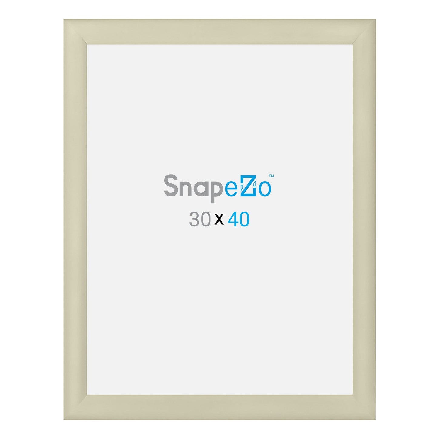 Load image into Gallery viewer, 30x40 Cream SnapeZo® Snap Frame - 1.2&amp;quot; Profile
