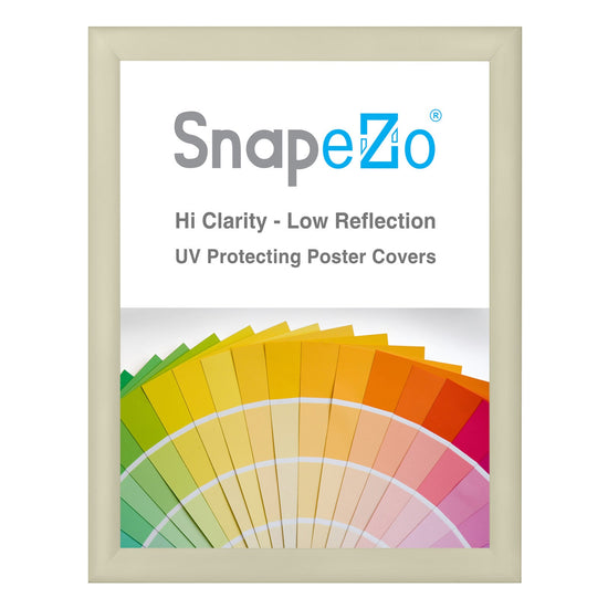 Load image into Gallery viewer, 24x32 Cream SnapeZo® Snap Frame - 1.2&amp;quot; Profile
