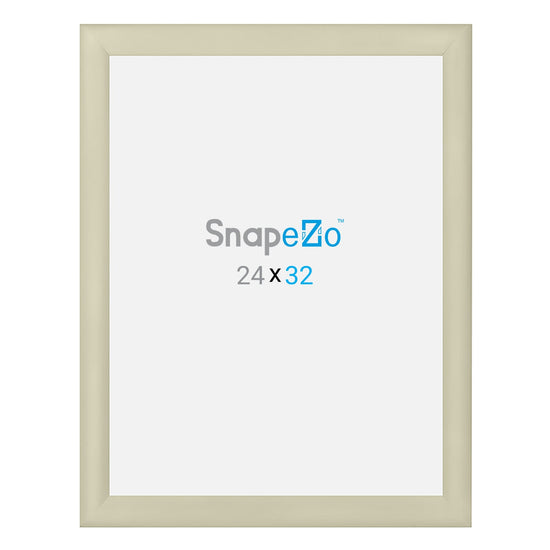 Load image into Gallery viewer, 24x32 Cream SnapeZo® Snap Frame - 1.2&amp;quot; Profile
