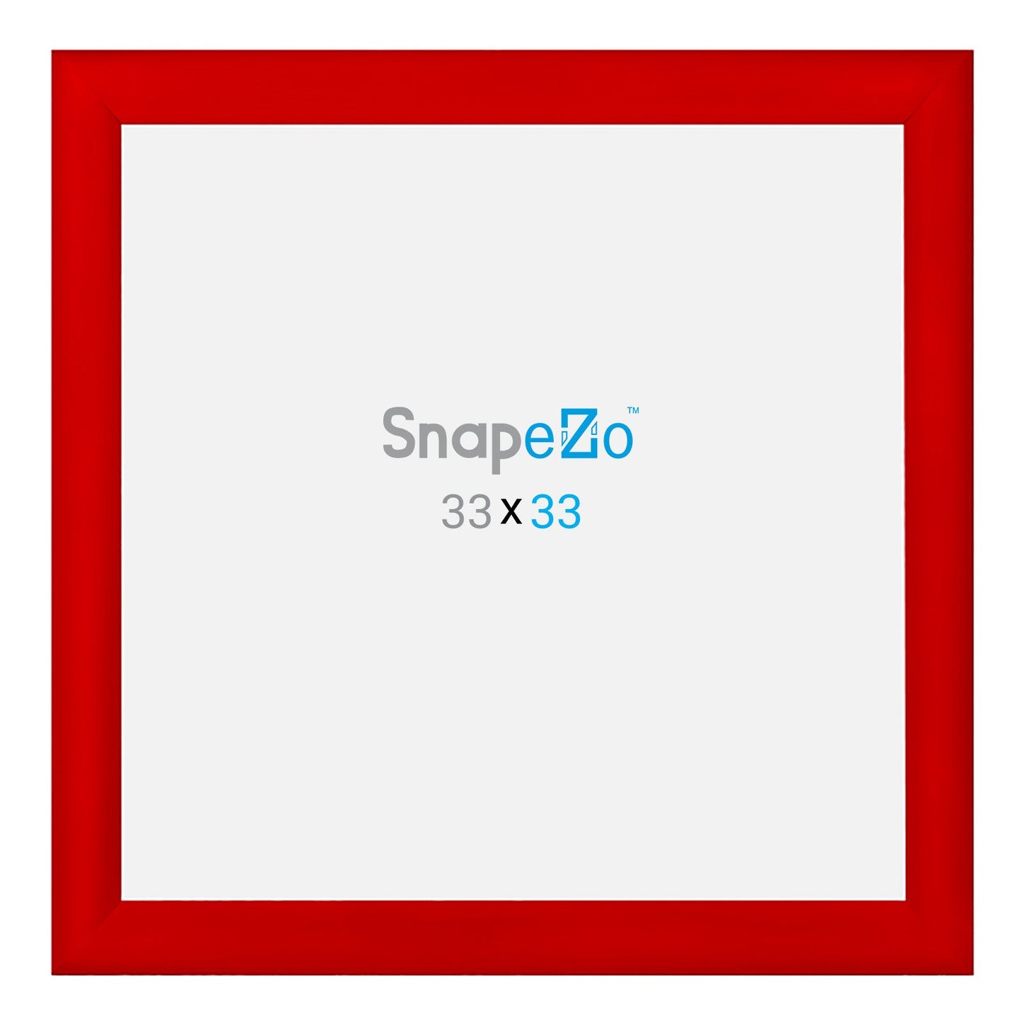 33x33 Red SnapeZo® Snap Frame - 1.2" Profile