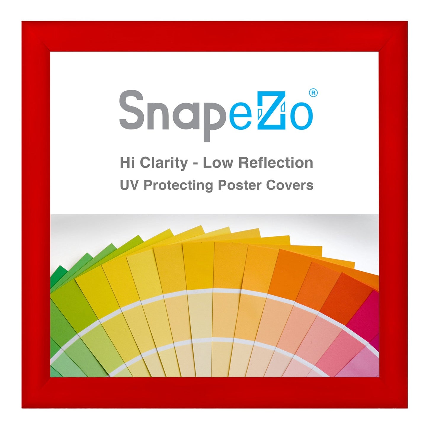 28x28 Red SnapeZo® Snap Frame - 1.2" Profile